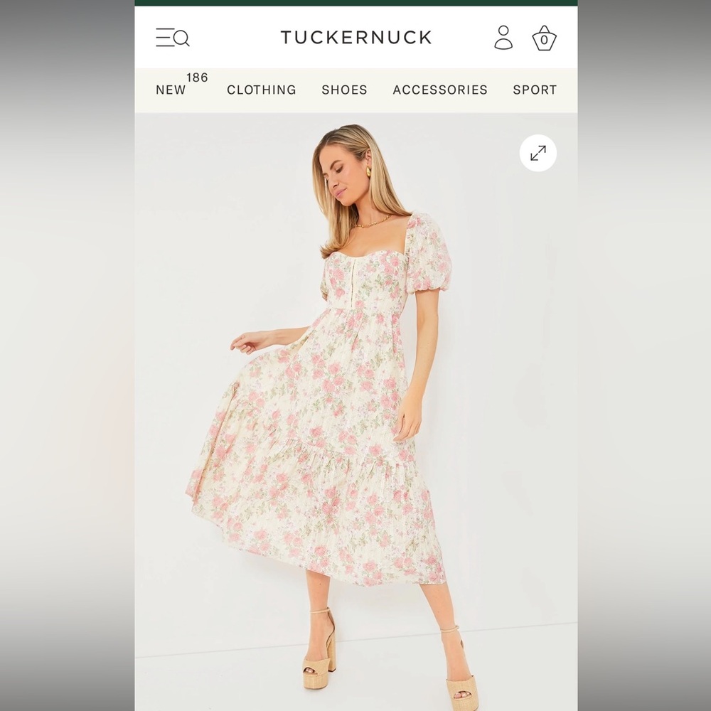 Tuckernuck Floral Pink Dress